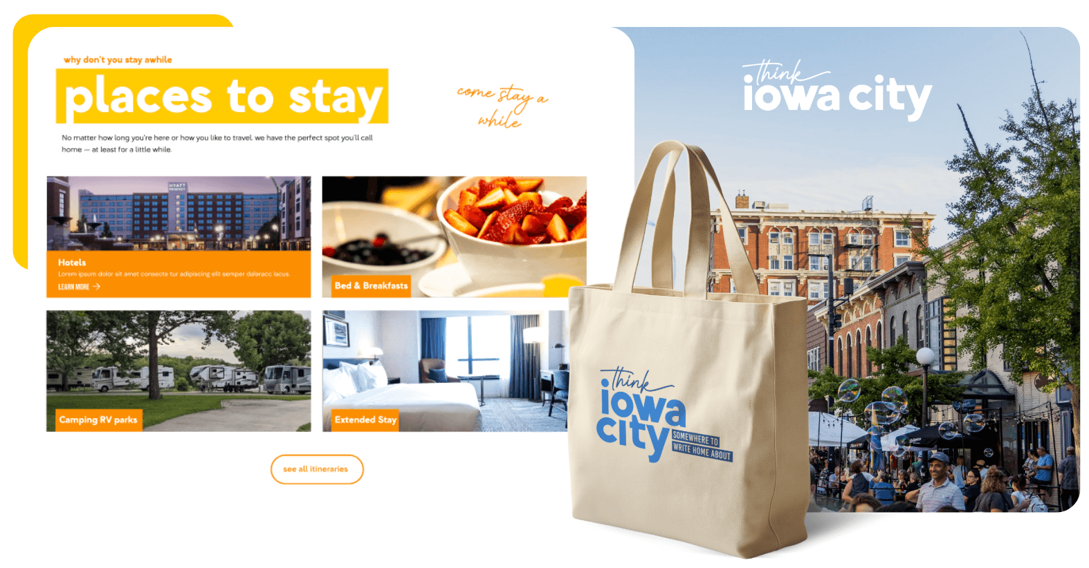 Think Iowa City | Brand Refresh & Website Redesign